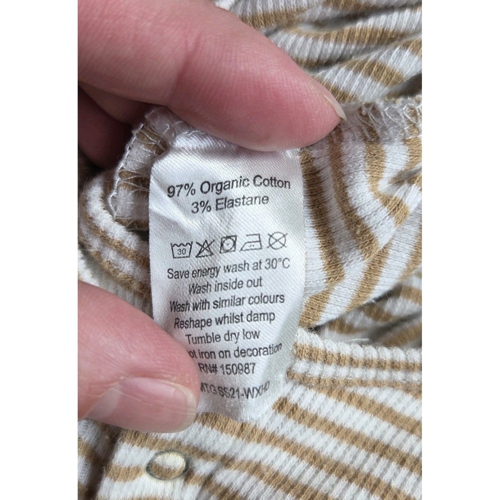 Quincy Mae Organic‎ Cotton Baby Bundle 0-3m + 3-6m Neutral Set - Picture 11 of 12